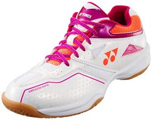 Zapatillas Badminton Yonex Power Cushion 65 Z 2 Wide Argentina - Zapatos  Yonex Blancas/Rojas Mujer Tiendas