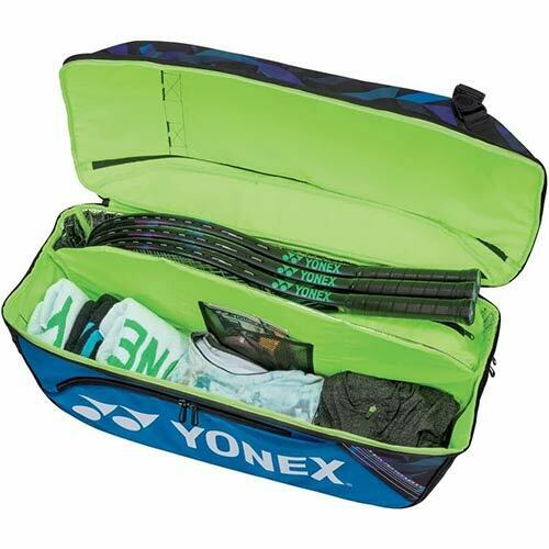 Yonex Pro Wide Open Racquet Bag Raquetero Azul - Negro